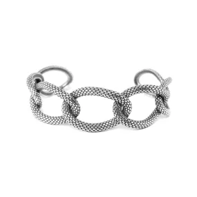 Ori Tao Bijoux Solid Linked Ovals Cuff Bracelet