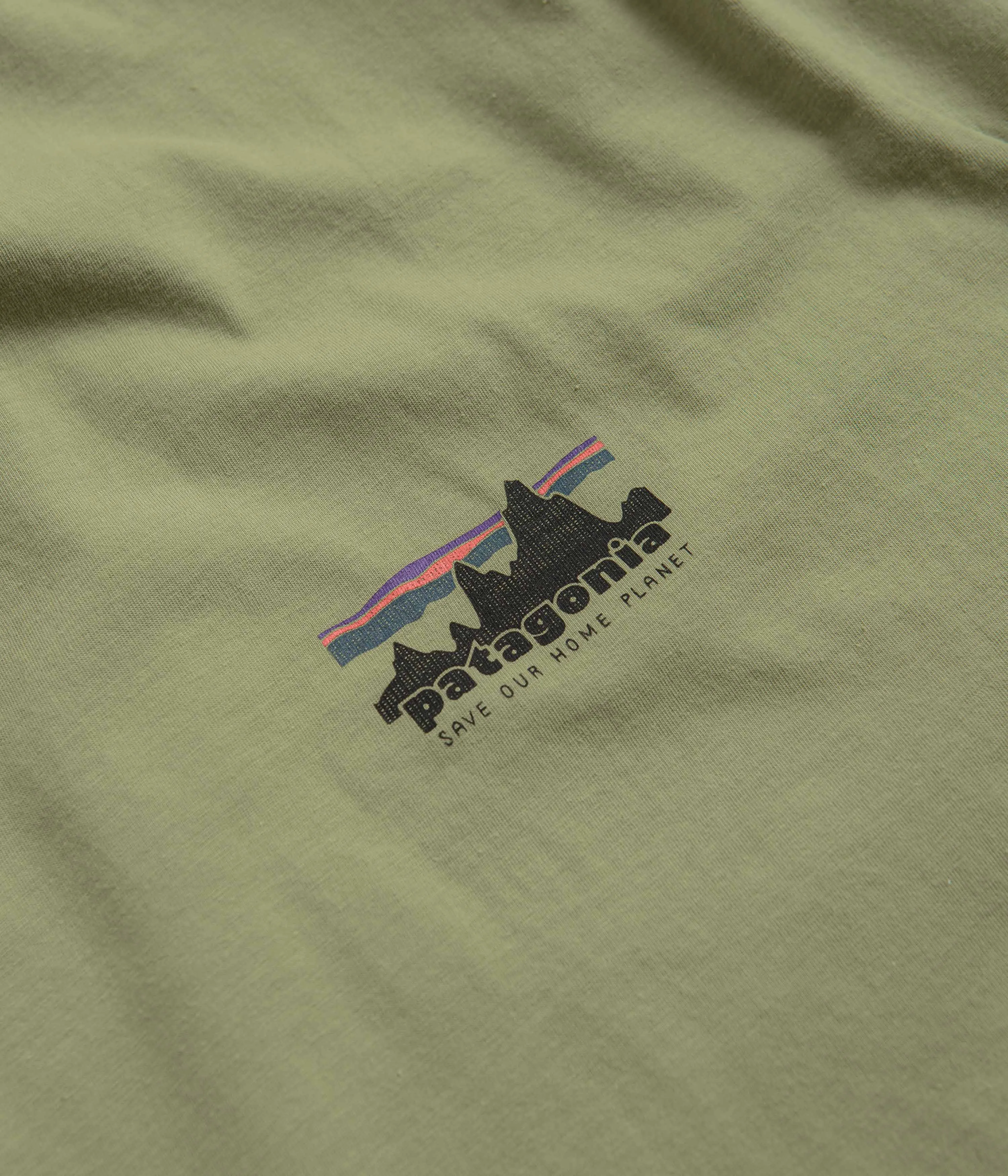 Patagonia 73 Skyline Organic T-Shirt - Buckhorn Green