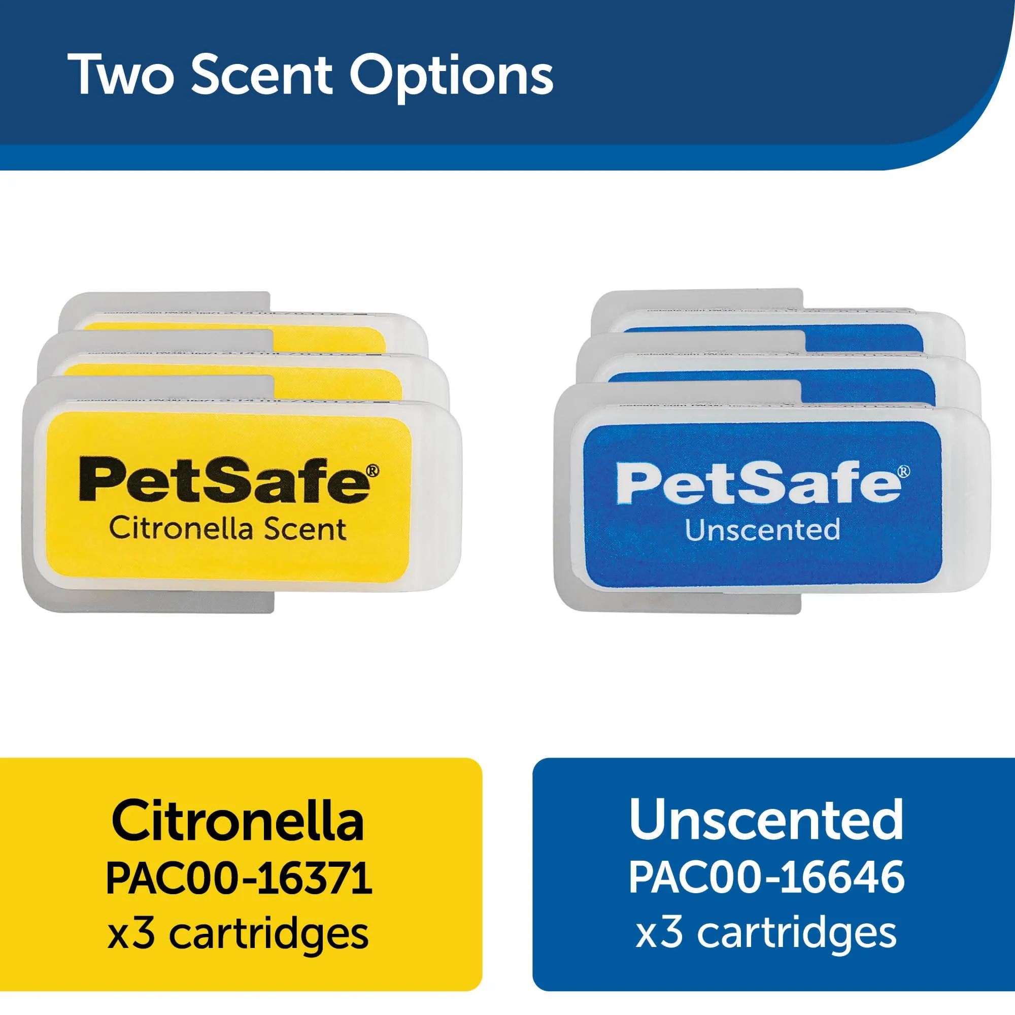 PetSafe Spray Refill Cartridge, Citronella, 3-Pack