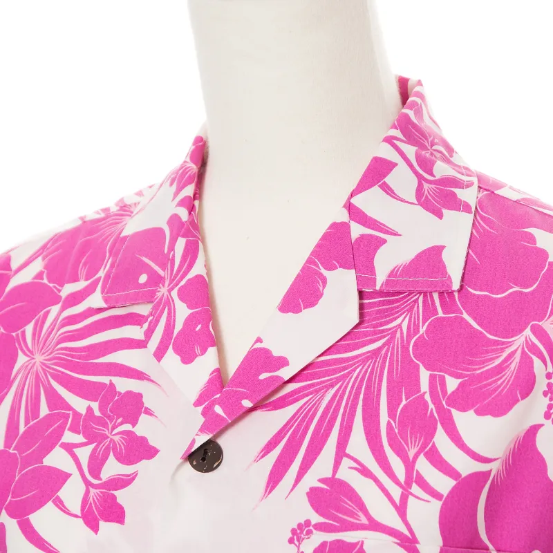 Pink Hibiscus Hawaiian Shirt | Pink