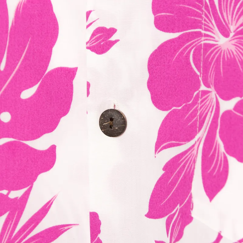 Pink Hibiscus Hawaiian Shirt | Pink