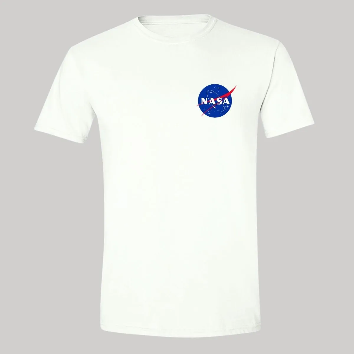 Playera Deportiva Hombre Nasa Logo Espacial Escudo