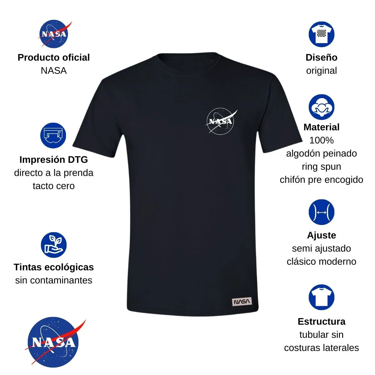 Playera Hombre Nasa Constelación