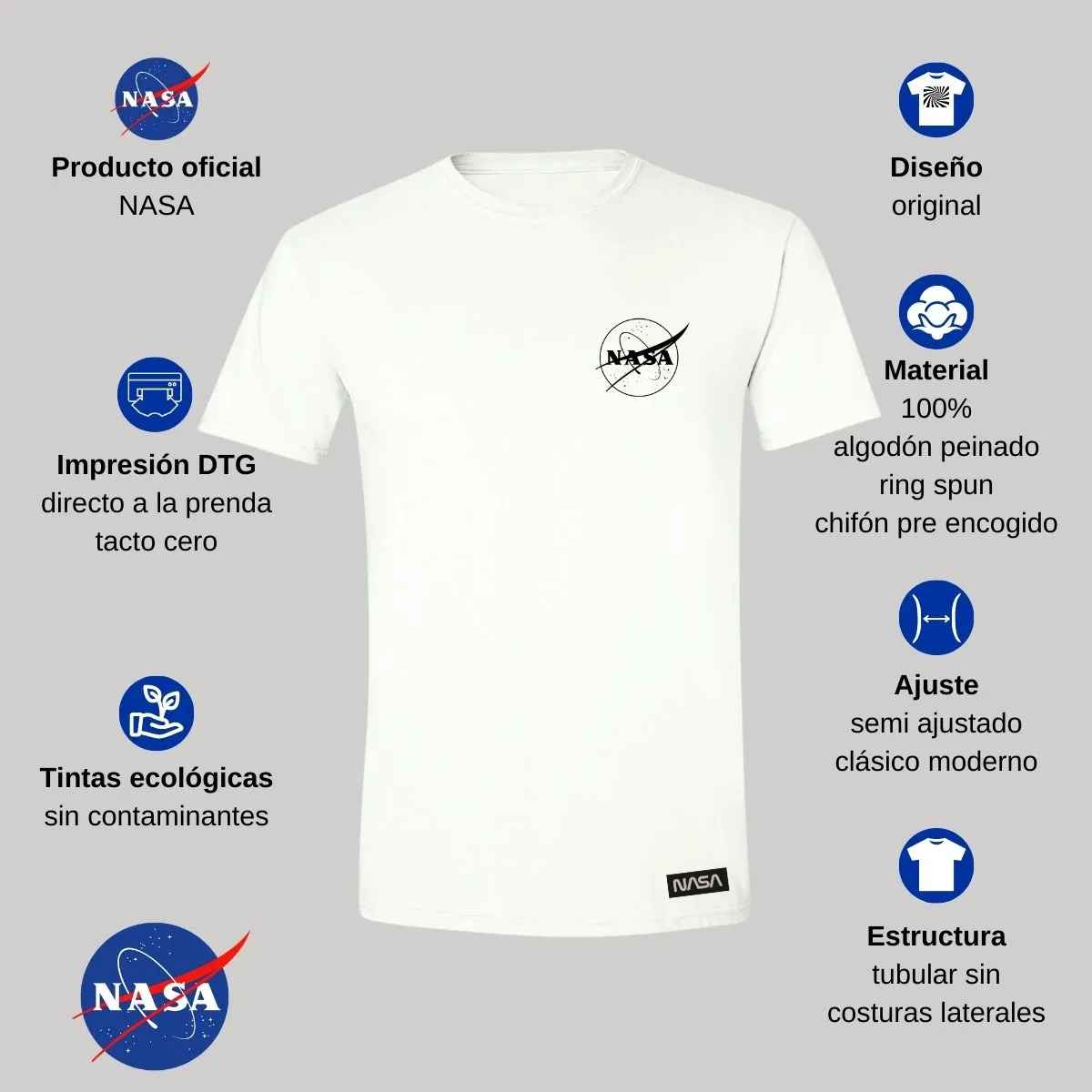 Playera Hombre Nasa Constelación