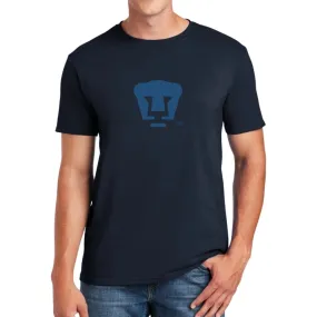 Playera Hombre Pumas UNAM Azul Logo Vinil