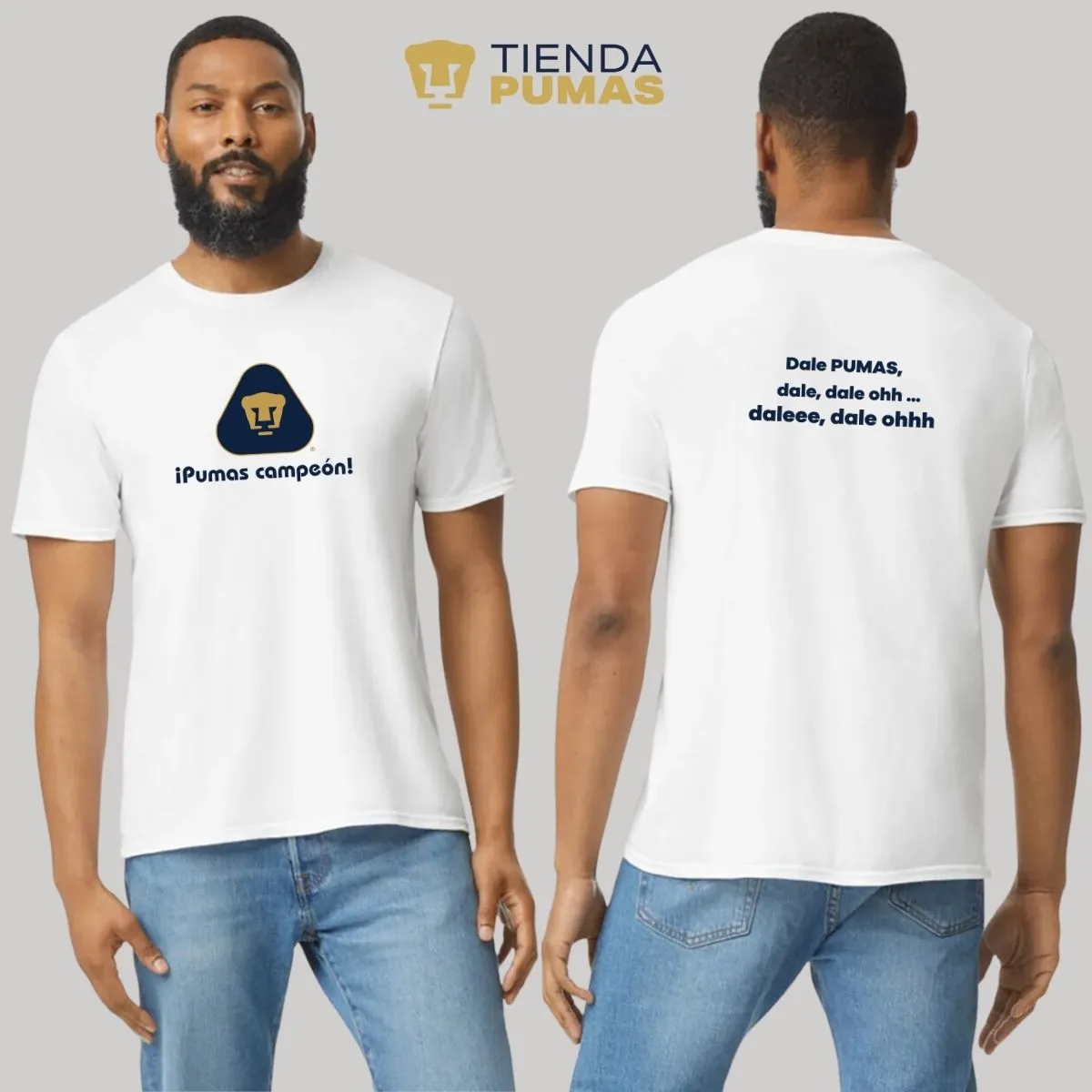 Playera Hombre Pumas UNAM campeón