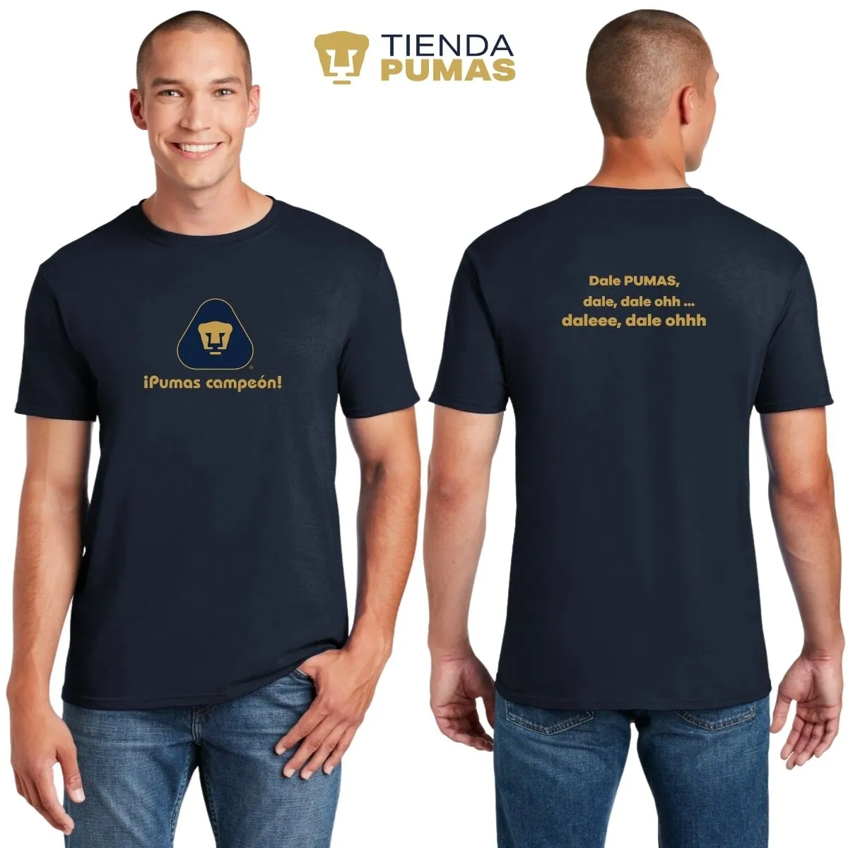 Playera Hombre Pumas UNAM campeón