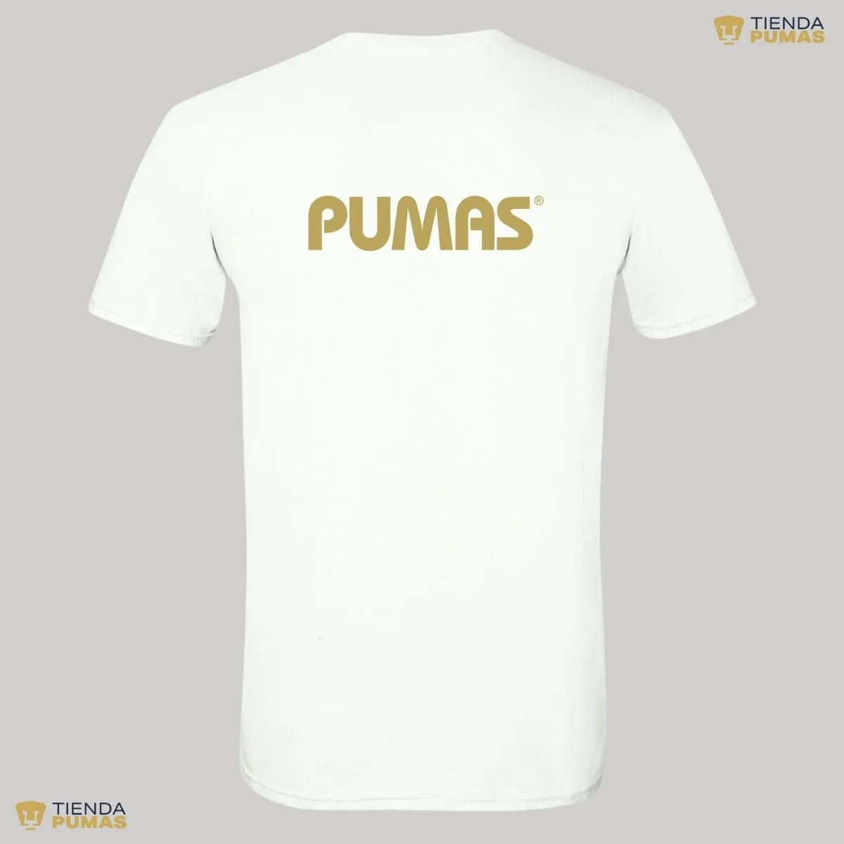 Playera Hombre Pumas UNAM Logo Dorado Vinil