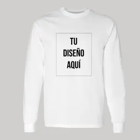 Playera M Larga Personalizada Hombre Tu Diseo Aquí