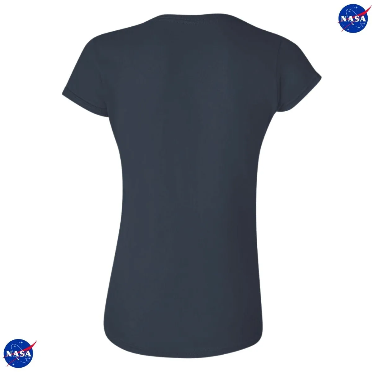 Playera Mujer Nasa Cohete Espacial Escudo