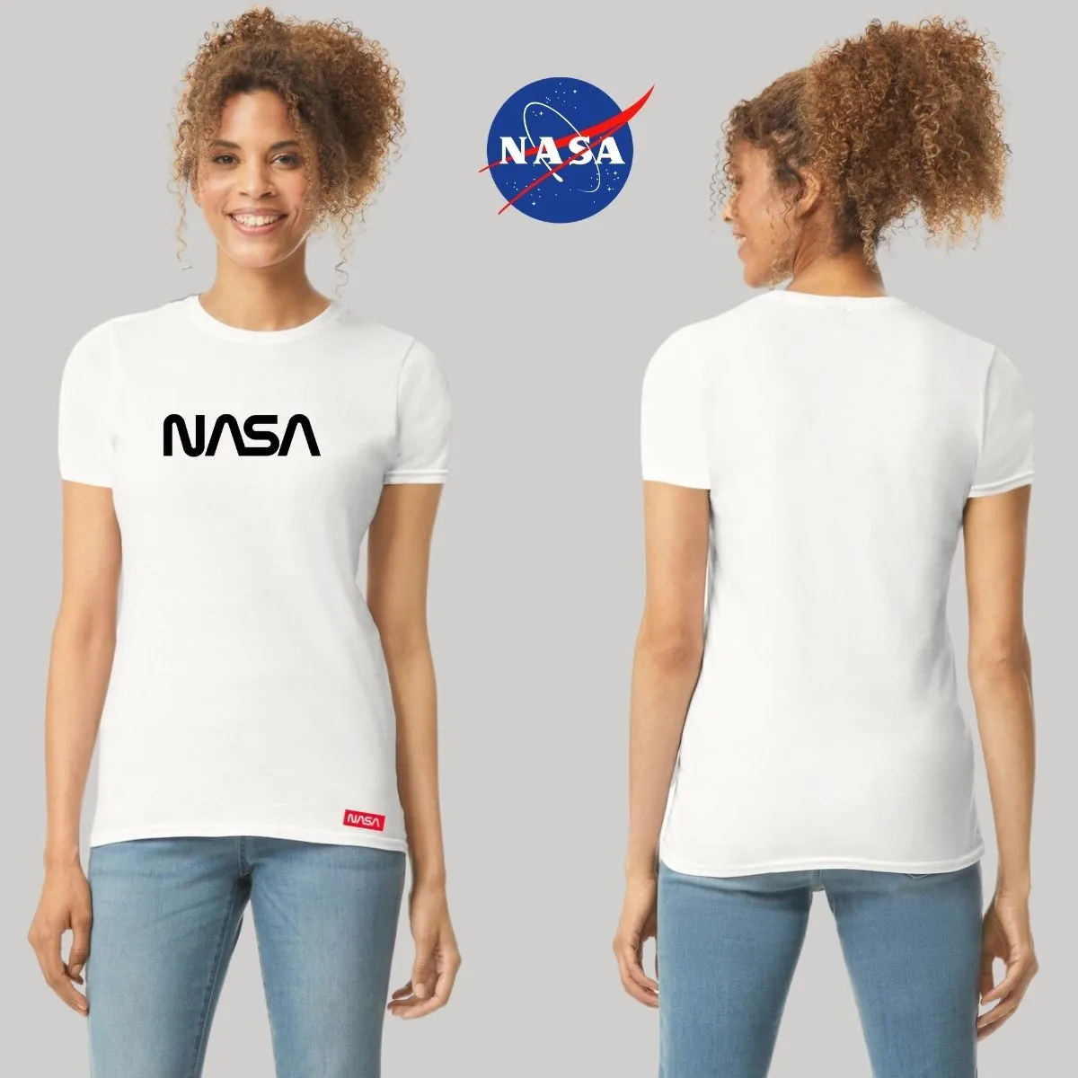 Playera Mujer Nasa Worm Mono