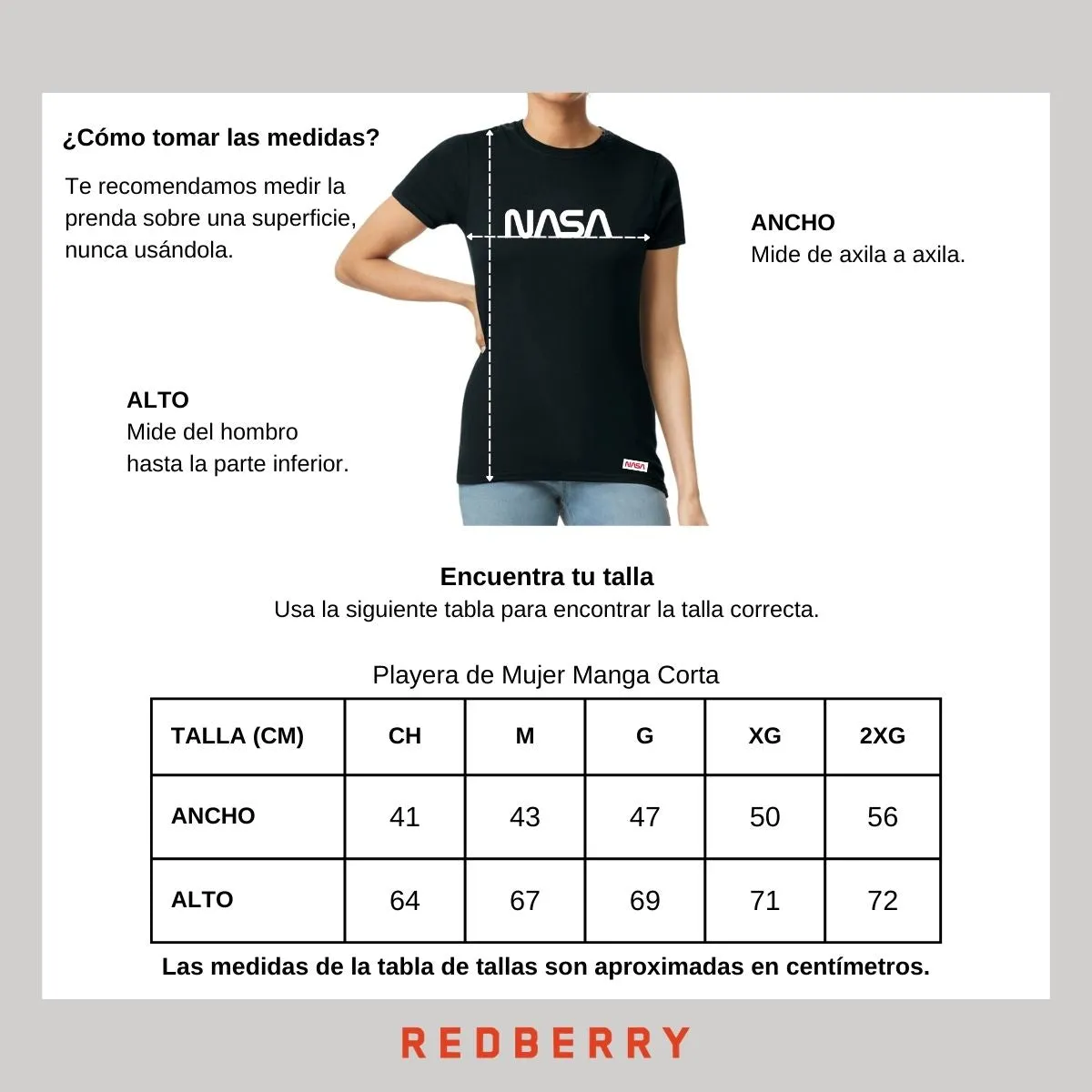 Playera Mujer Nasa Worm Mono