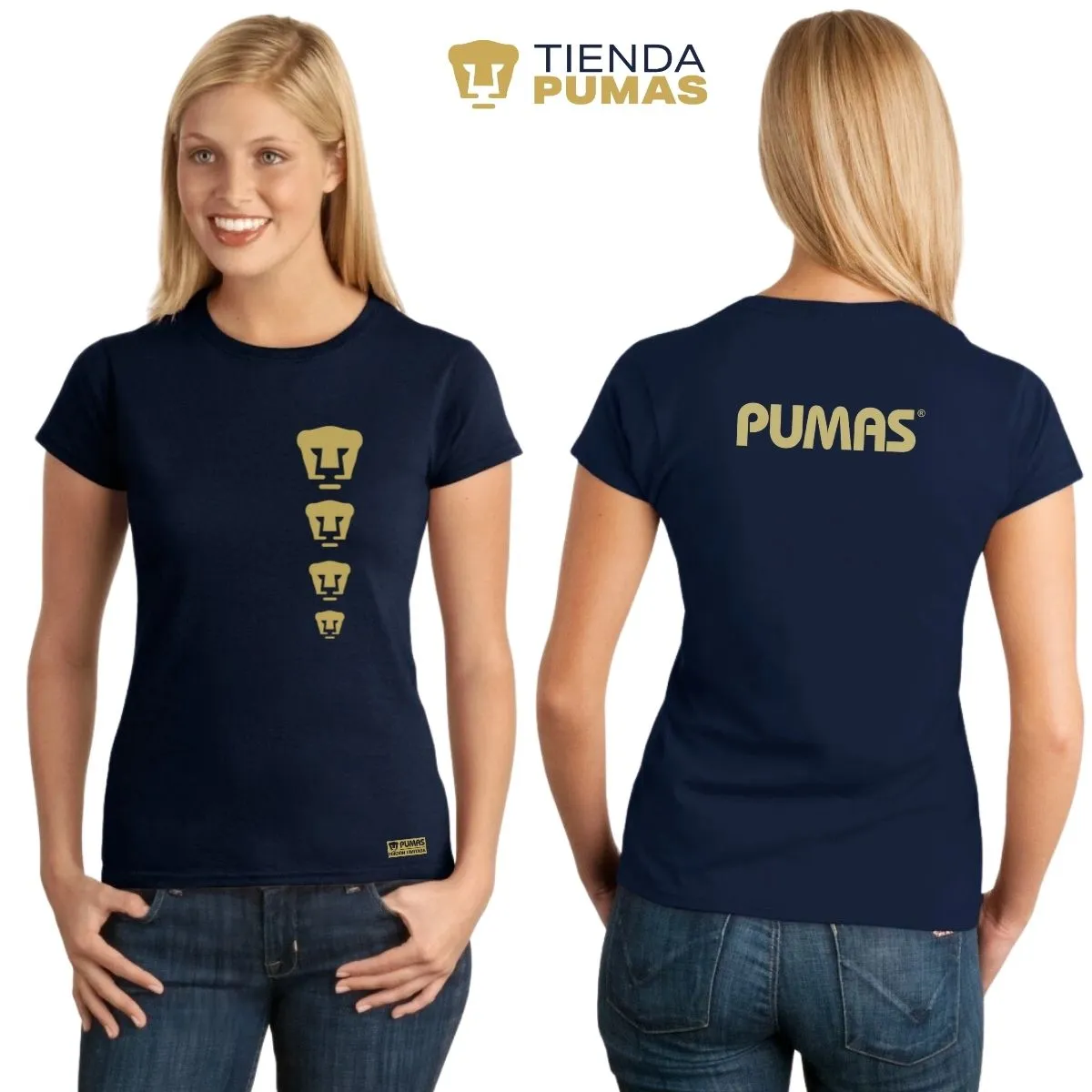 Playera Mujer Pumas UNAM Edición Limitada 3 Vinil