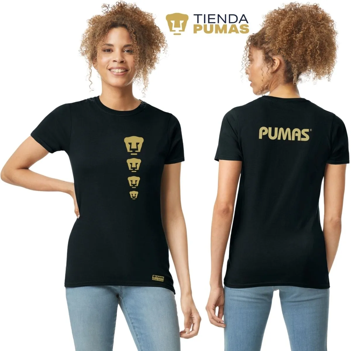 Playera Mujer Pumas UNAM Edición Limitada 3 Vinil