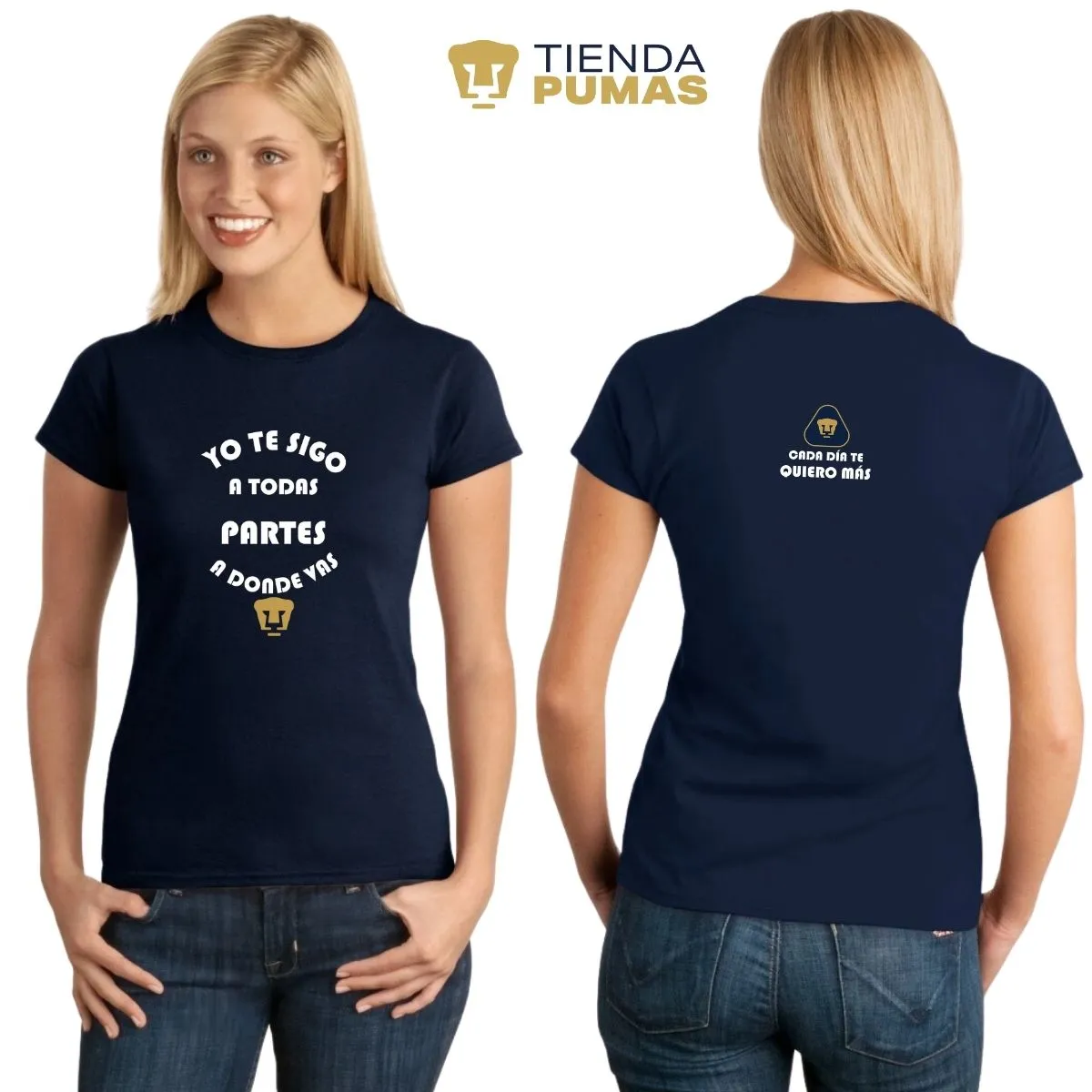 Playera Mujer Pumas UNAM te sigo