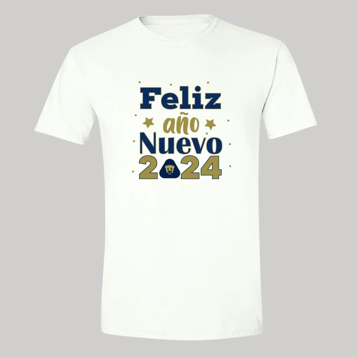 Playera Navidea Hombre Pumas UNAM Feliz Ao Nuevo