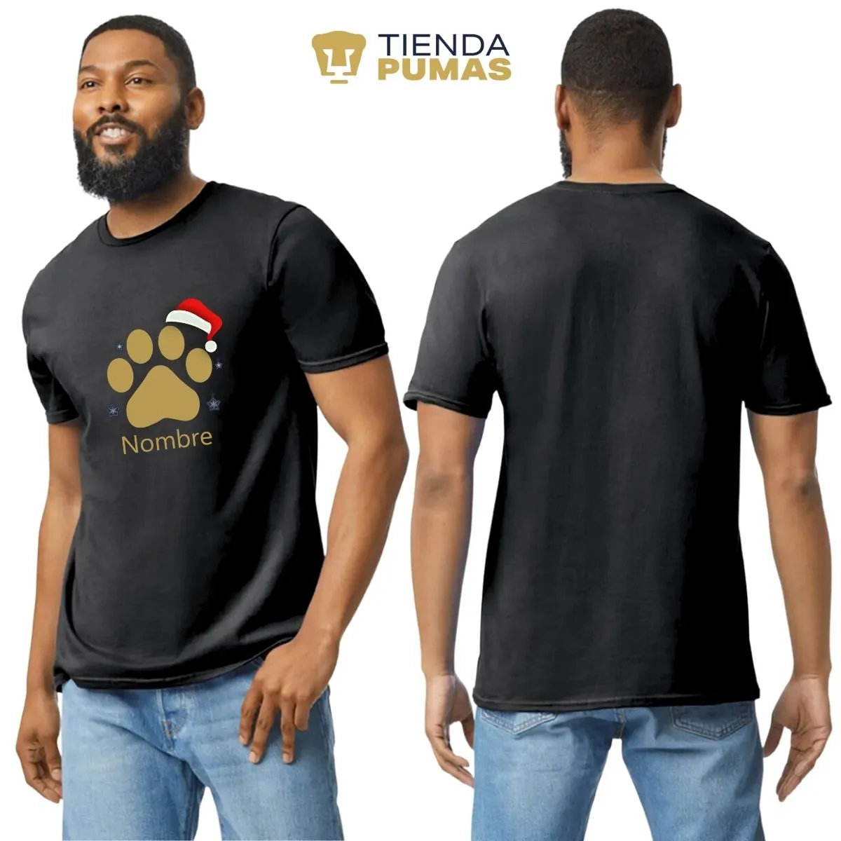 Playera Navidea Hombre Pumas UNAM Garra