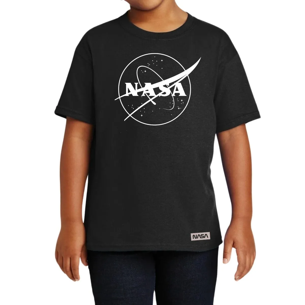 Playera Nios Nasa Monocromático