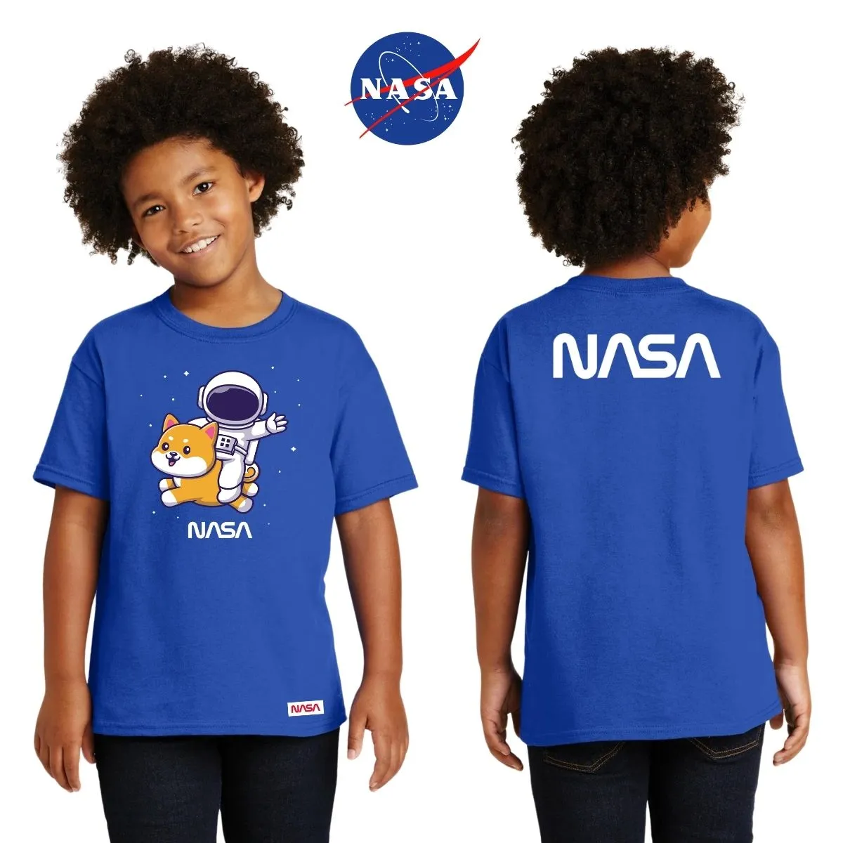 Playera Nios Nasa Perro Astronauta