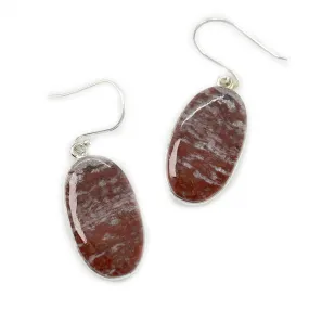 Red Jasper Gemstone Earrings