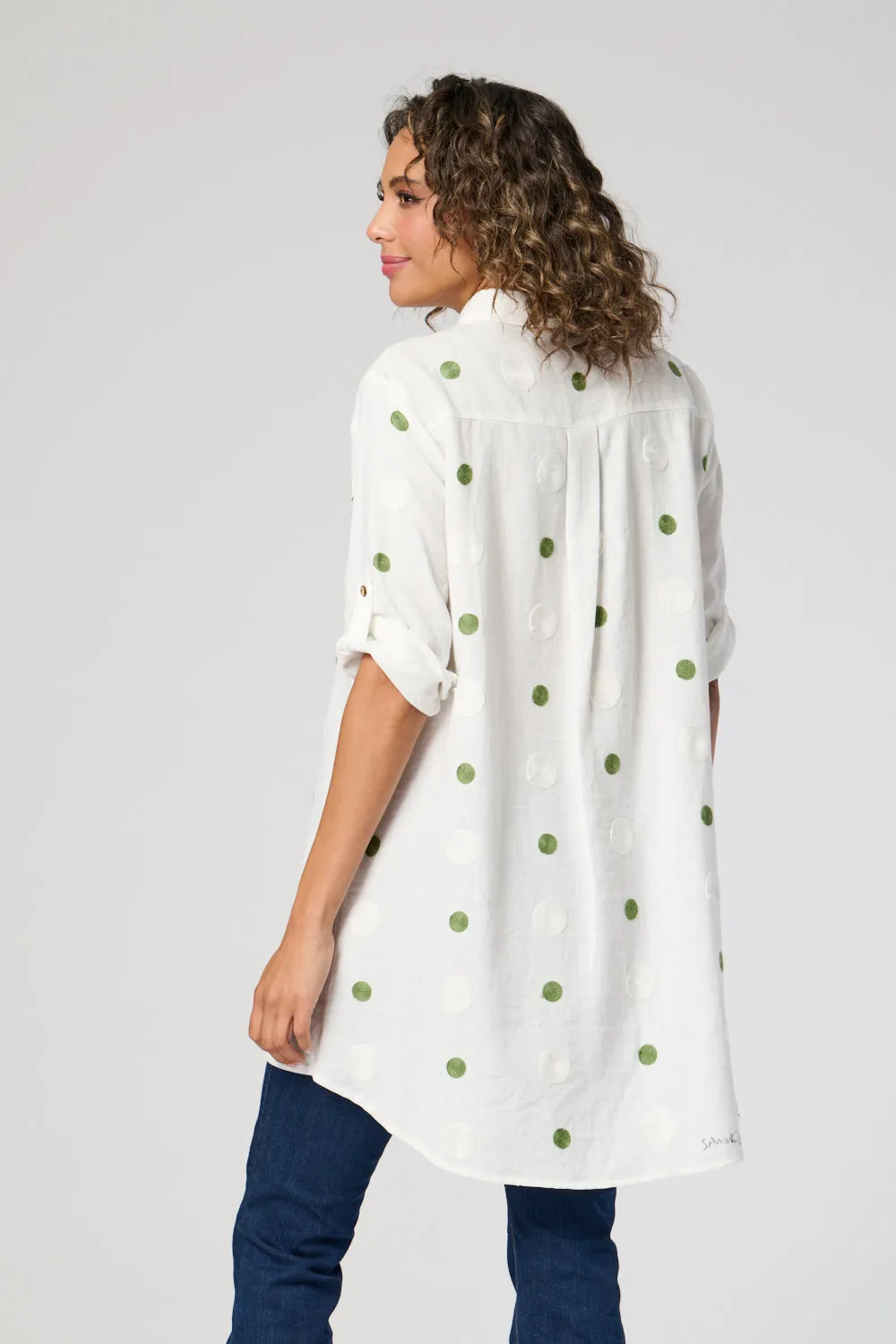 Saloos Embroidered Long Shirt