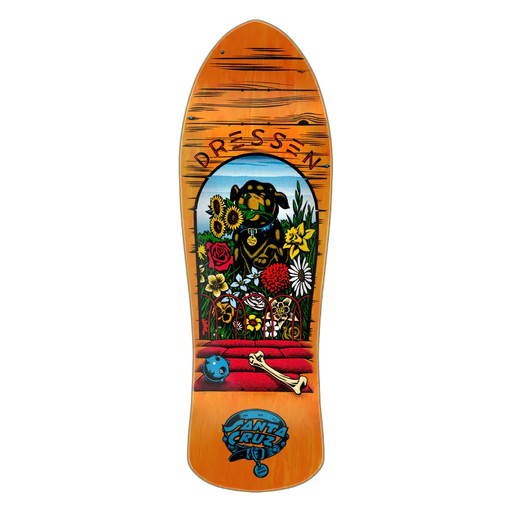 Santa Cruz Dressen Pup Reissue Deck 9.5