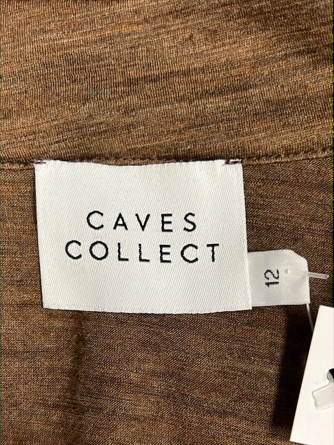 Size 12 - Caves Collect Brown Wool Vicky Top