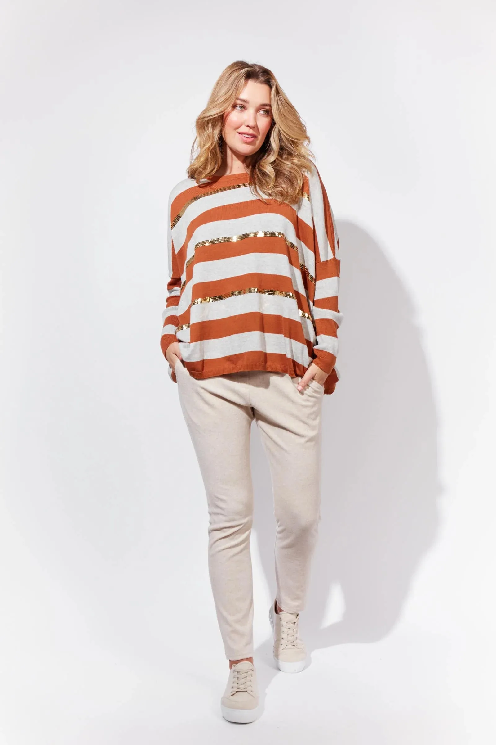 St Moritz Jumper (Maple Stripe)