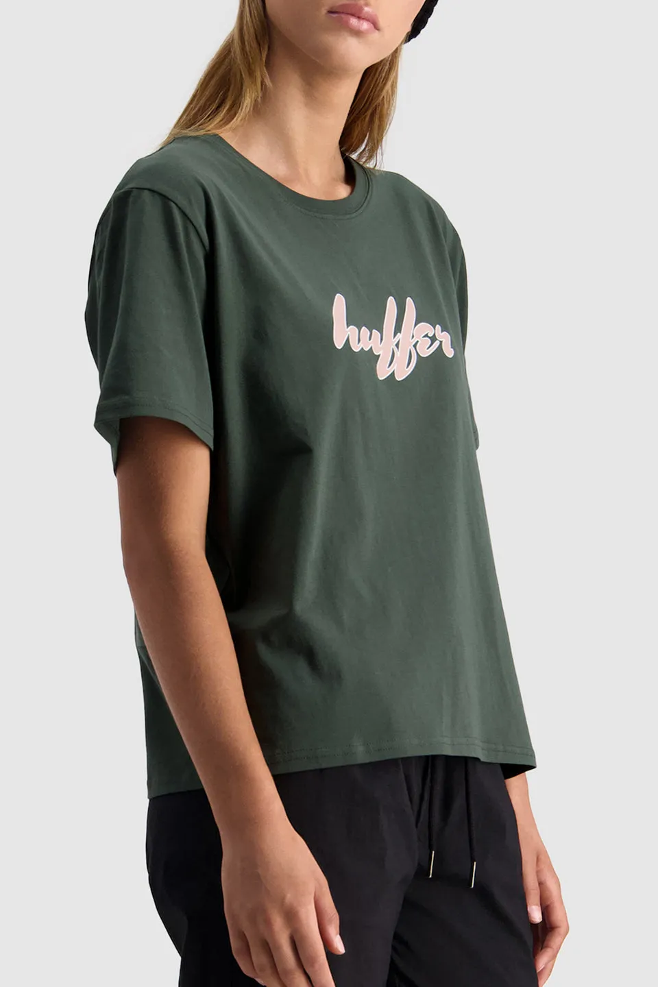 Stella Auto Print SS Racing Green Tee