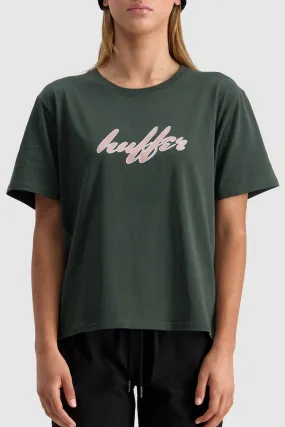 Stella Auto Print SS Racing Green Tee