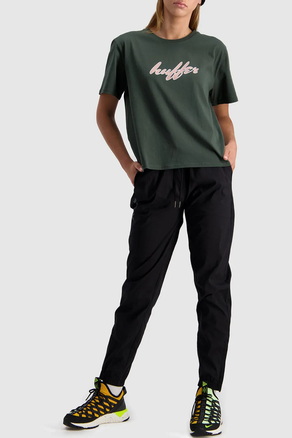 Stella Auto Print SS Racing Green Tee