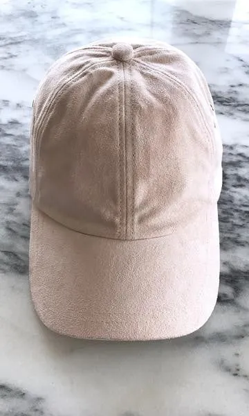 Sweat Active 6 Panel Ultra Suede Baseball Cap Light Pink