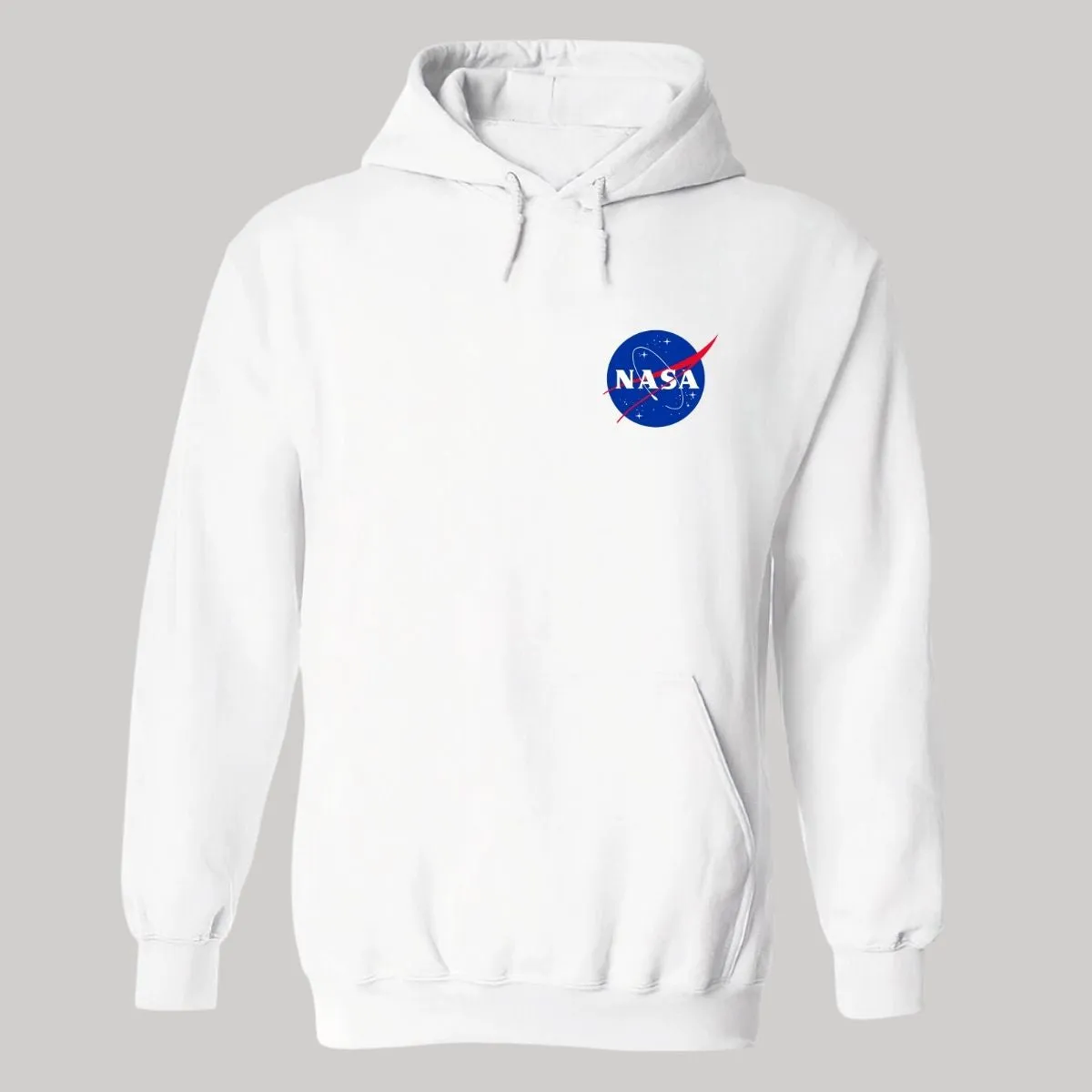 Sweater Suéter Mujer Hoodie Nasa Logo Espacial Escudo