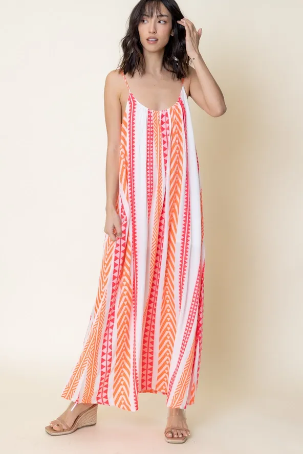 Verano Embroidered Maxi Dress