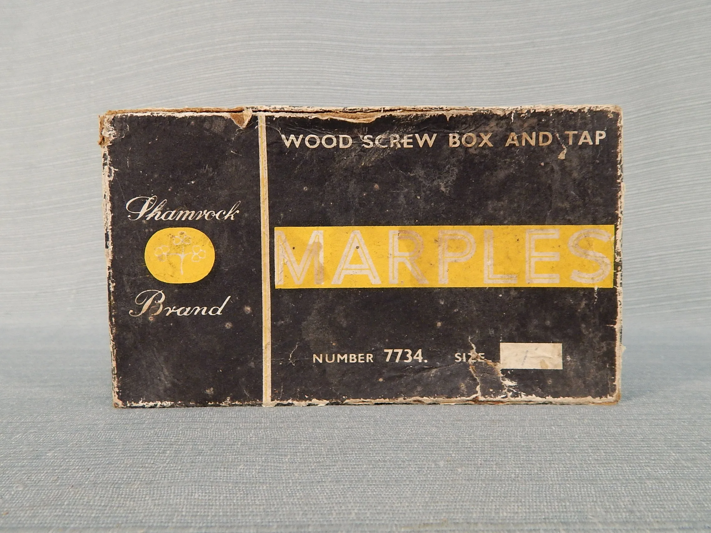 Vintage Marples Wood Screw Box with 1" Tap