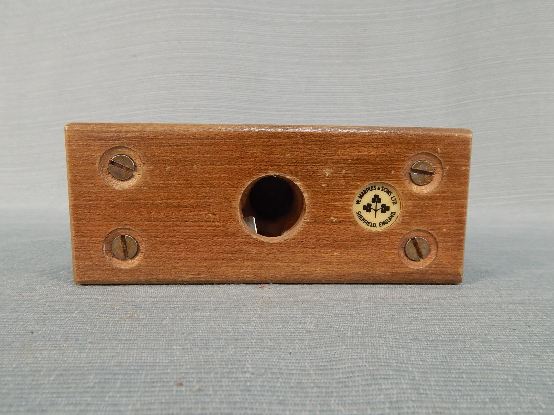 Vintage Marples Wood Screw Box with 1" Tap