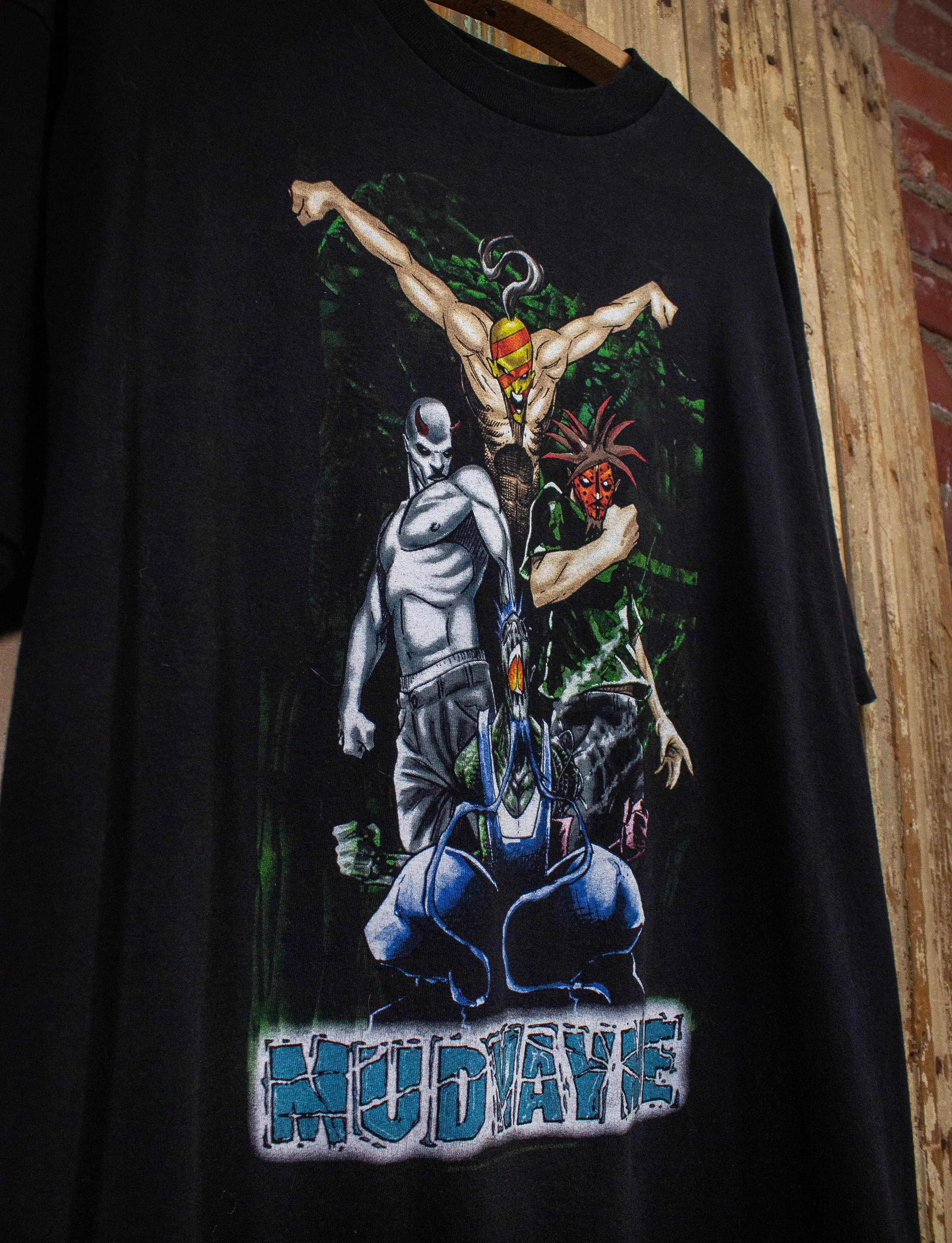 Vintage Mudvayne Concert T Shirt 2000 Black XL